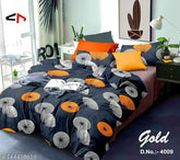 Multicolor floral microfiber double bed sheets & pillow covers by Madhu Textile, 90x90 inches size, ideal for summer